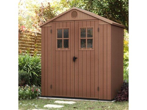 Bodega caseta de jardín Darwin café 190 x 221 x 122 cm Keter