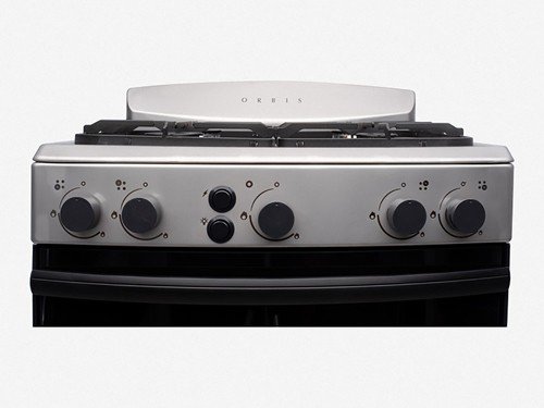 Cocina multigas 4 hornallas horno con luz gris 948AC4 Orbis 