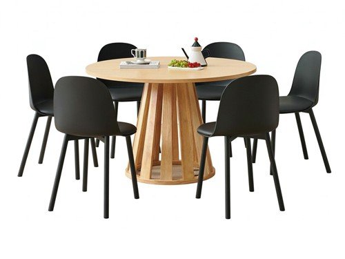 Juego de comedor Rasputi mesa redonda 6 sillas Just Home Collection