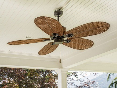 Ventilador de techo Ratán 5 aspas Just Home Collection