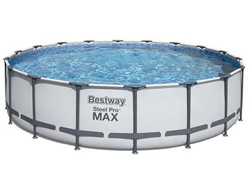 Pileta estructural con bomba escalera y cobertor 549x122 cm Bestway