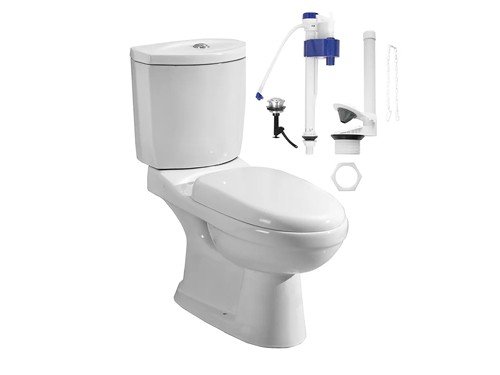Kit inodoro largo New Asis dual con deposito y asiento Sensi D' Acqua