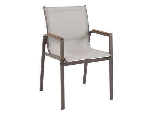 Juego de comedor exterior 7 pzs. taupe Just Home Collection