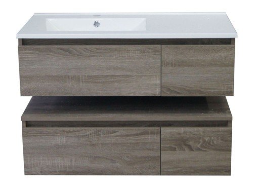 Vanitory colgante flotante Duo 90 cm Sensi D' Acqua