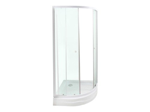 Cabina de ducha curva corrediza templado 200x80x80 cm Sensi D Acqua