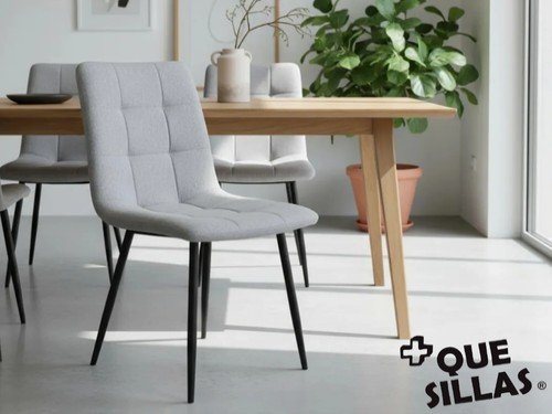Silla De Comedor Tapizada Brooklyn Milano
