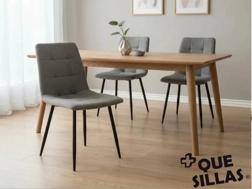 Silla De Comedor Tapizada Brooklyn Milano