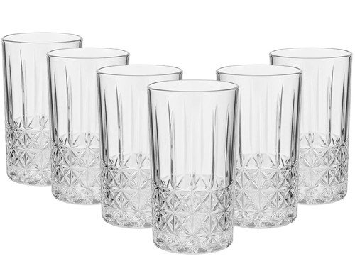 Set Vaso De Vidrio Labrado Kuchen