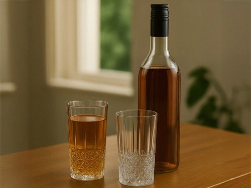 Set Vaso De Vidrio Labrado Kuchen