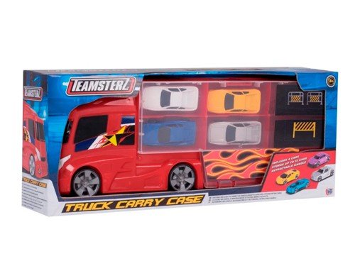 Camión Transporta autos Teamsterz 35cm.
