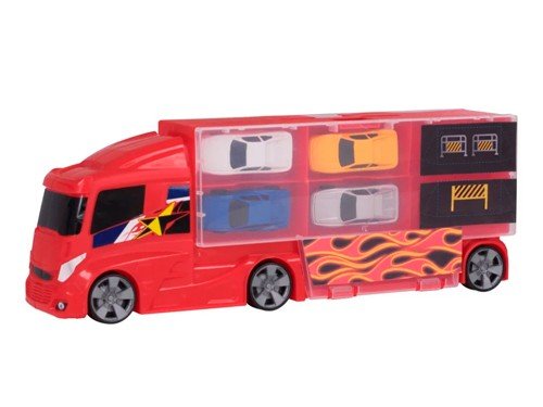 Camión Transporta autos Teamsterz 35cm.