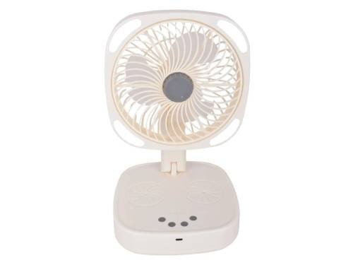 Ventilador Portátil de Mesa 19x32cm USB con Luz