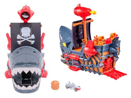 Barco Pirata Teamsterz Lanzador + 1 Vehículo Beast Machines