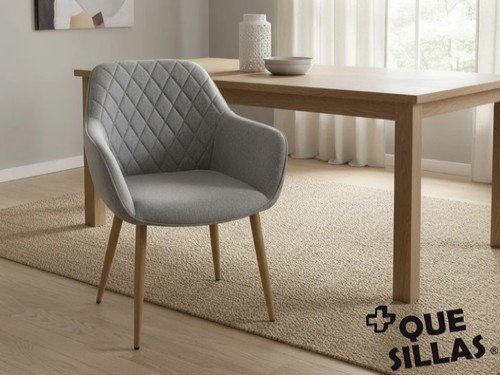 Silla De Comedor Tapizada Munich