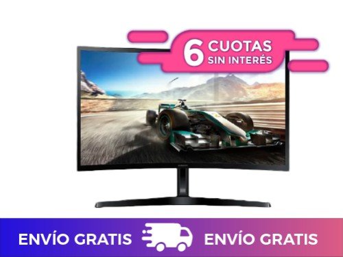 Monitor 27 Gamer Curvo Samsung D366 100hz Fhd Ls27d366galx