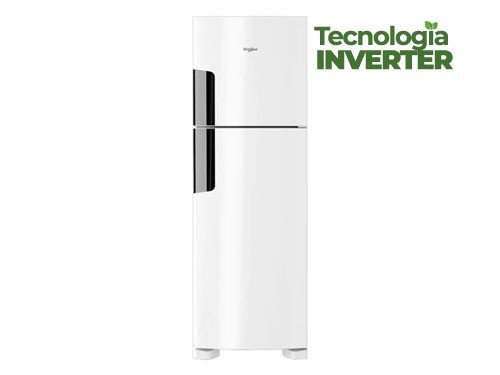 Heladera Inverter con Freezer Whirlpool No Frost 386L Evo Blanca