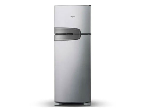 Heladera con Freezer Whirlpool No Frost 361L Clase A Inoxidable