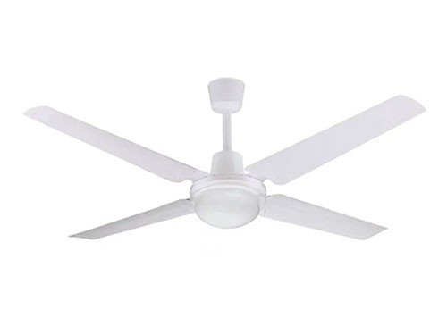 Ventilador de Techo Blanco 4 Palas Metálicas 120cm 5 Vel c/Luz Liliana