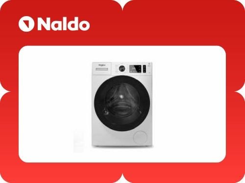 Lavarropas Whirlpool 9KG Wnq90ab Inv 1400RPM 15 Prog Blanco