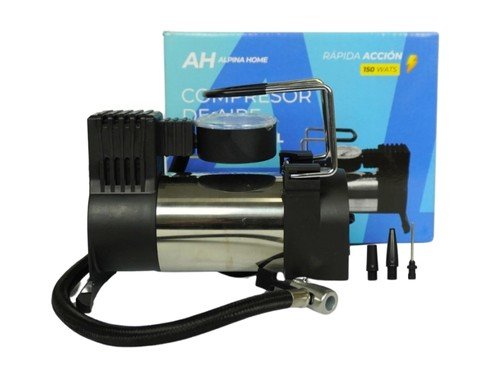 Compresor De Aire 12V Mini Portatil Auto Moto Bici Ca750 Piston Simple