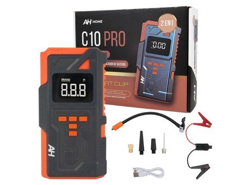 Compresor Arrancador Bateria Powerbank Linterna Alpina C10 Pro