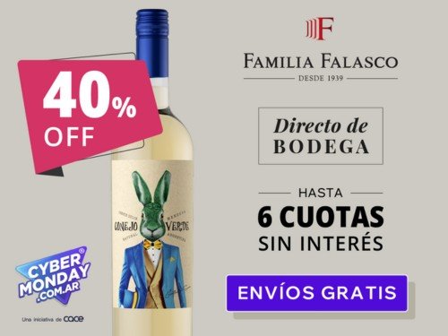 INSUPERABLE! Chenin Dulce CAJA X6 Conejo Verde