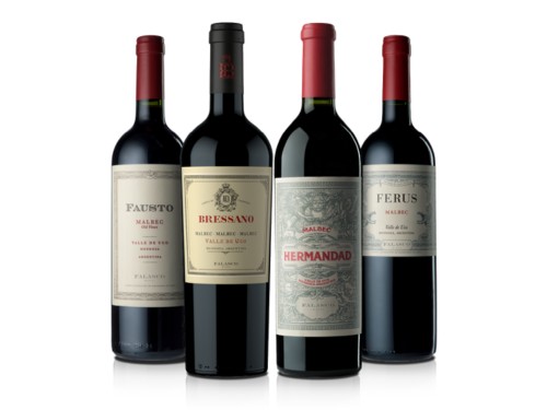 FALASCO WINES DEGUSTACIÓN DE MALBEC CAJA X4