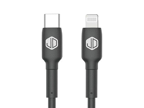 Cargador auto y cable lightning JD C-49 Negro