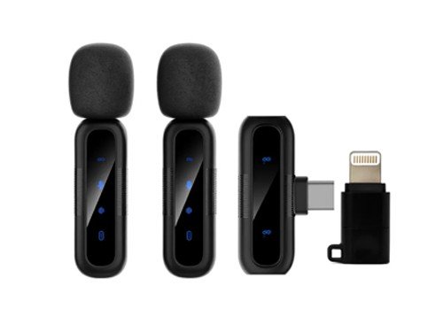 Micrófono inalámbrico JD M47 2.4G Negro