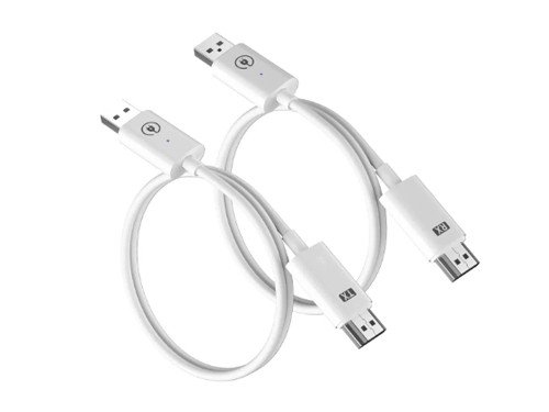 Transmisor y Receptor de pantalla inalámbrico P100 Lemorele Blanco