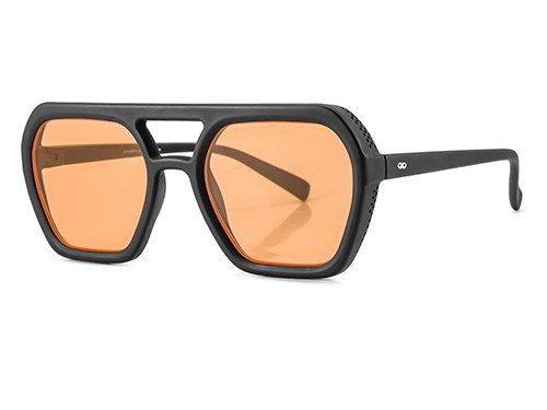 Lyon Negro Mate Lente Naranja