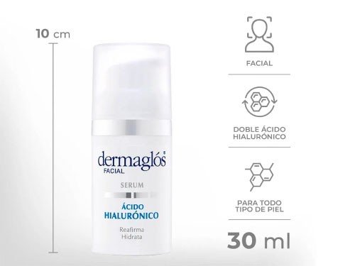 Dermaglós Facial Serum Ácido Hialurónico X 30 Ml