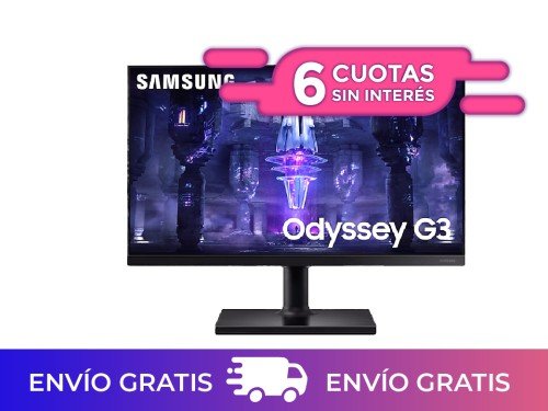 Monitor Samsung Odyssey G3 24'' FHD 144hz 1ms Freesync Negro