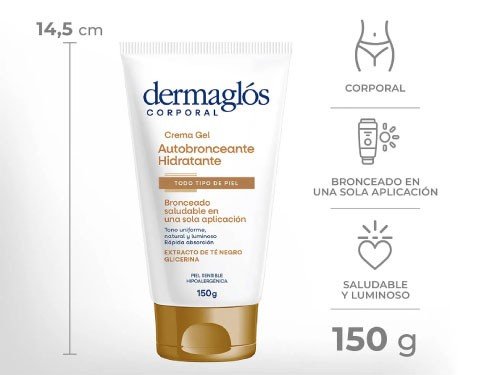 Dermaglos Crema Autobronceante X 150 Gr