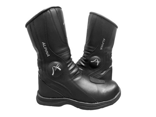 Botas Motociclista Protecciones Cuero Eco Touring Alpina