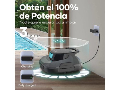 Robot Limpiapiscinas Aiper Scuba SE Inalámbrico 2600 mAh 90min