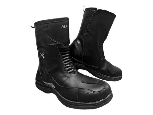 Botas Moto Ruta Viaje Protecciones Cuero Sintetico Iruya Alpina