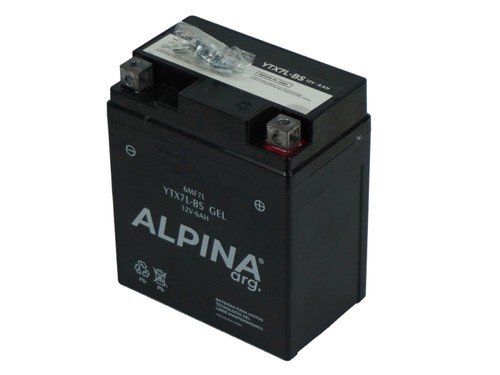 Bateria Moto Gel Libre Mantenimiento Ytx7L-Bs / 6Mf7L Alpina