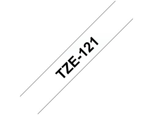 Cintas TZE-121 9mm. Original para Rotuladoras Brother PTH110 H110