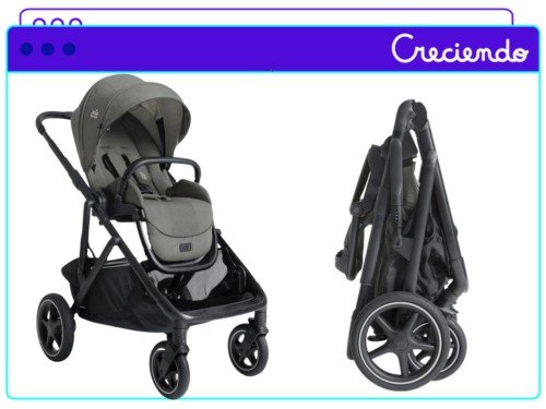 Coche Convertible De Bebé Joie Versiti Hasta 22 Kg + Capota de Lluvia