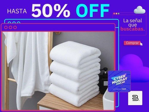 Juego Toalla y Toallon Seclar 400 500 600 Gramos Hotelero Suave