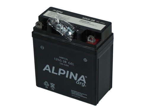 Bateria Moto Gel Libre Mantenimiento 12N5-3B / 6Mf5Al Alpina