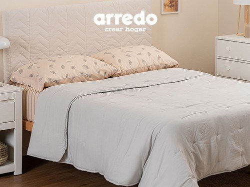 Acolchado Queen Atraques de Puntos Liso