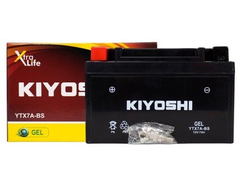 Bateria Moto Gel Libre Mantenimiento Ytx7A-Bs / 6Mf7A Kiyoshi