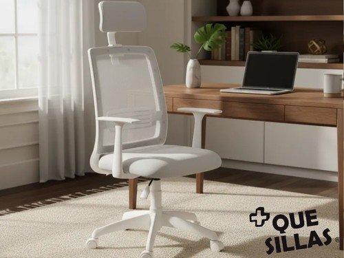 Silla de escritorio Mint Blanca