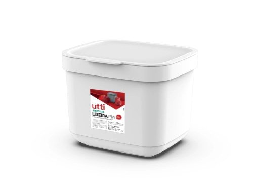 SET DE ESCURRIDOR P/ VAJILLA CON BASURERO CESTO CON TAPA DE 3L BLANCO