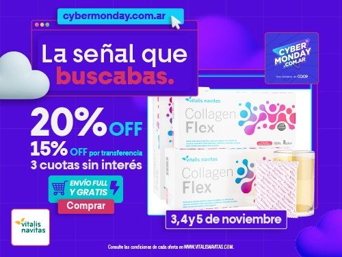 Vitalis Collagen Flex con PEPTAN Plan 90 días Vitalis Navitas