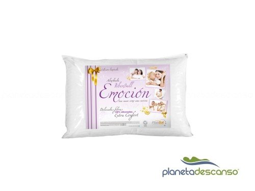 Almohada fibra poliester siliconada 70x40 Fiberball Emoción