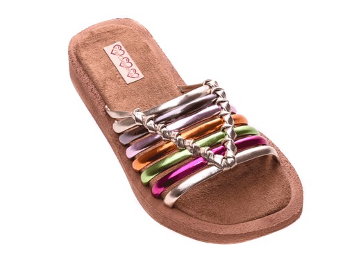 Zuecos Tres Corazones Mujer Multi Fajas