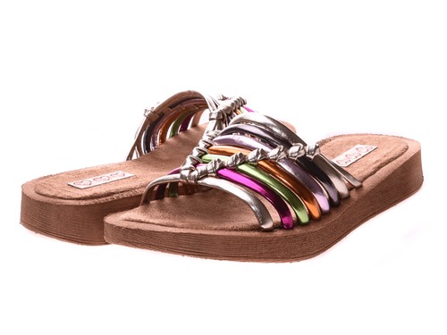 Zuecos Tres Corazones Mujer Multi Fajas